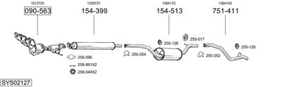 BOSAL SYS02127 BOSAL SYS02127