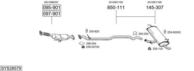 BOSAL SYS28579 BOSAL SYS28579