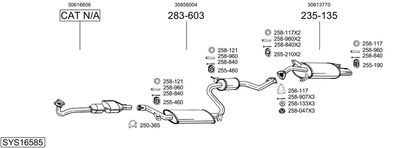 BOSAL SYS16585