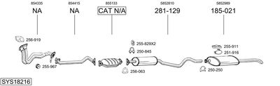BOSAL SYS18216