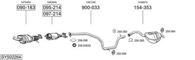 BOSAL SYS02264 BOSAL SYS02264