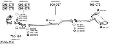 BOSAL SYS14763