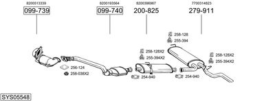 BOSAL SYS05548