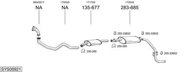 BOSAL SYS00921