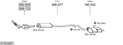 BOSAL SYS04887