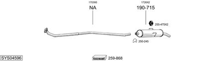 BOSAL SYS04596