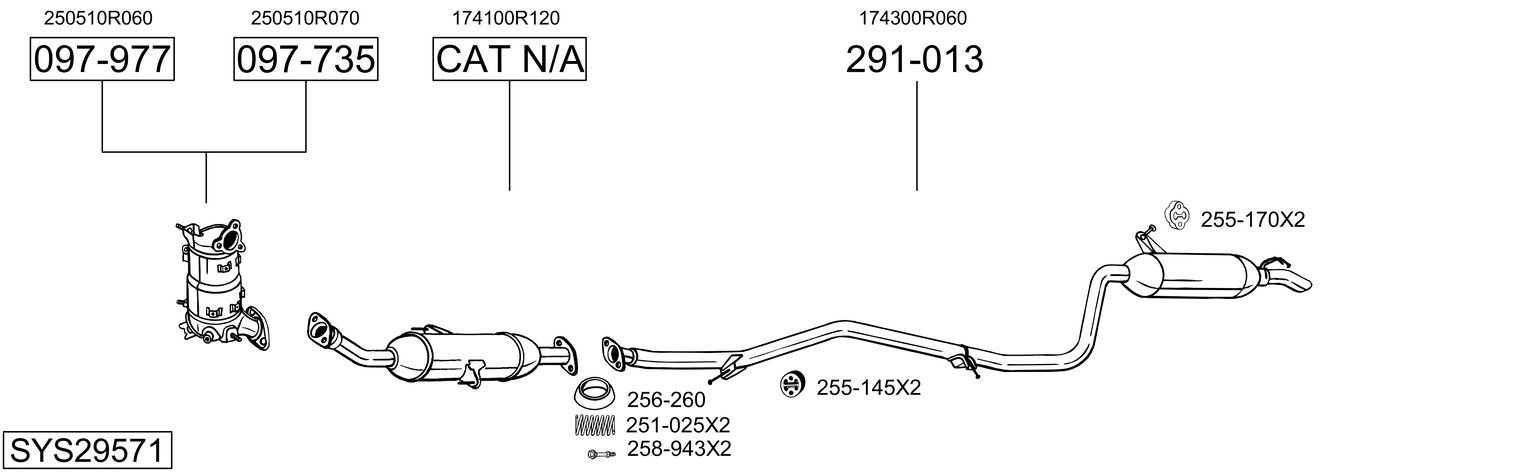 BOSAL SYS29571