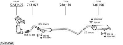 BOSAL SYS08562
