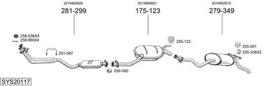 BOSAL SYS20117