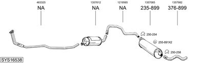 BOSAL SYS16538 BOSAL SYS16538