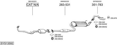 BOSAL SYS13592