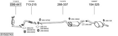 BOSAL SYS22743