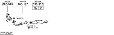 BOSAL SYS13635 BOSAL SYS13635
