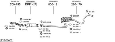 BOSAL SYS03003