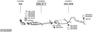 BOSAL SYS23028