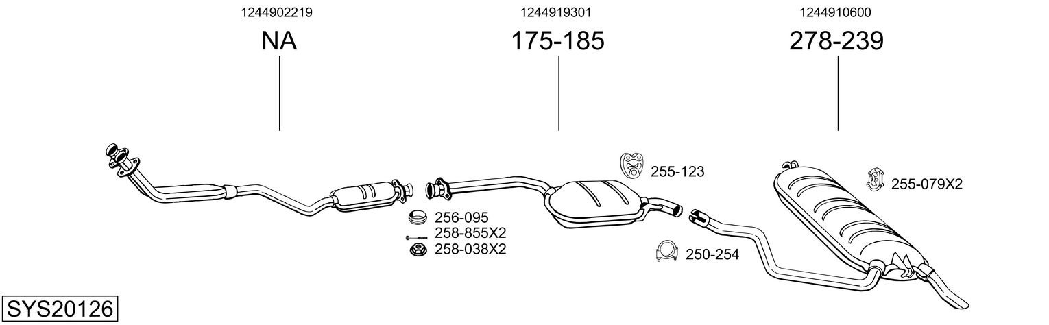 BOSAL SYS20126