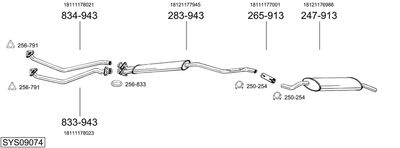 BOSAL SYS09074