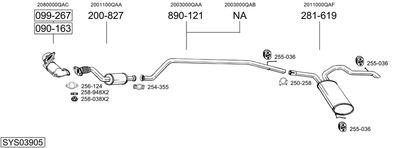 BOSAL SYS03905