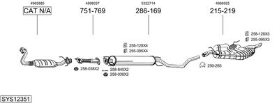 BOSAL SYS12351