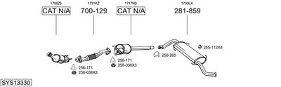 BOSAL SYS13330