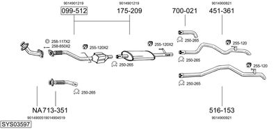 BOSAL SYS03597