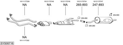 BOSAL SYS00716