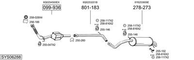 BOSAL SYS06288