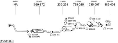 BOSAL SYS22891