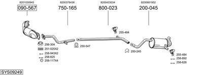 BOSAL SYS09249