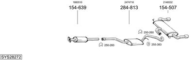 BOSAL SYS28272 BOSAL SYS28272