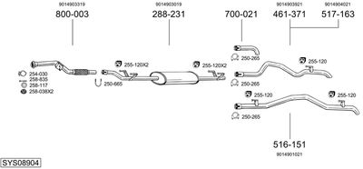 BOSAL SYS08904
