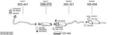 BOSAL SYS18132 BOSAL SYS18132
