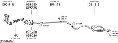 BOSAL SYS29488 BOSAL SYS29488