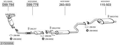 BOSAL SYS05958