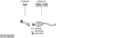 BOSAL SYS10530 BOSAL SYS10530