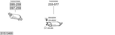 BOSAL SYS13469