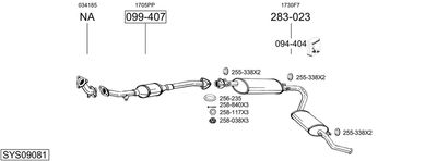 BOSAL SYS09081