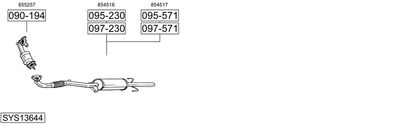 BOSAL SYS13644