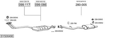 BOSAL SYS00490