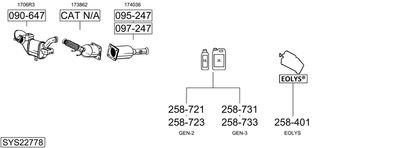 BOSAL SYS22778