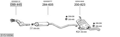 BOSAL SYS10556 BOSAL SYS10556