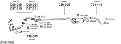 BOSAL SYS13561 BOSAL SYS13561