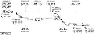 BOSAL SYS00302