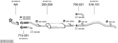 BOSAL SYS13132