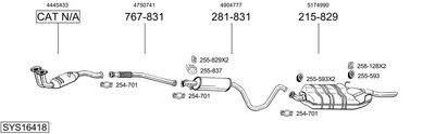 BOSAL SYS16418