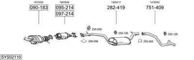 BOSAL SYS02110 BOSAL SYS02110