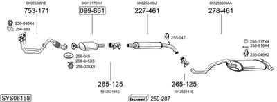 BOSAL SYS06158