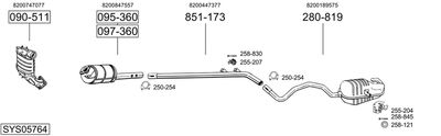 BOSAL SYS05764