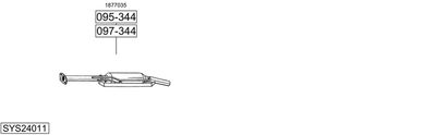 BOSAL SYS24011 BOSAL SYS24011
