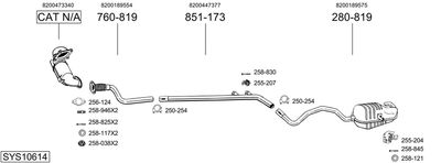 BOSAL SYS10614